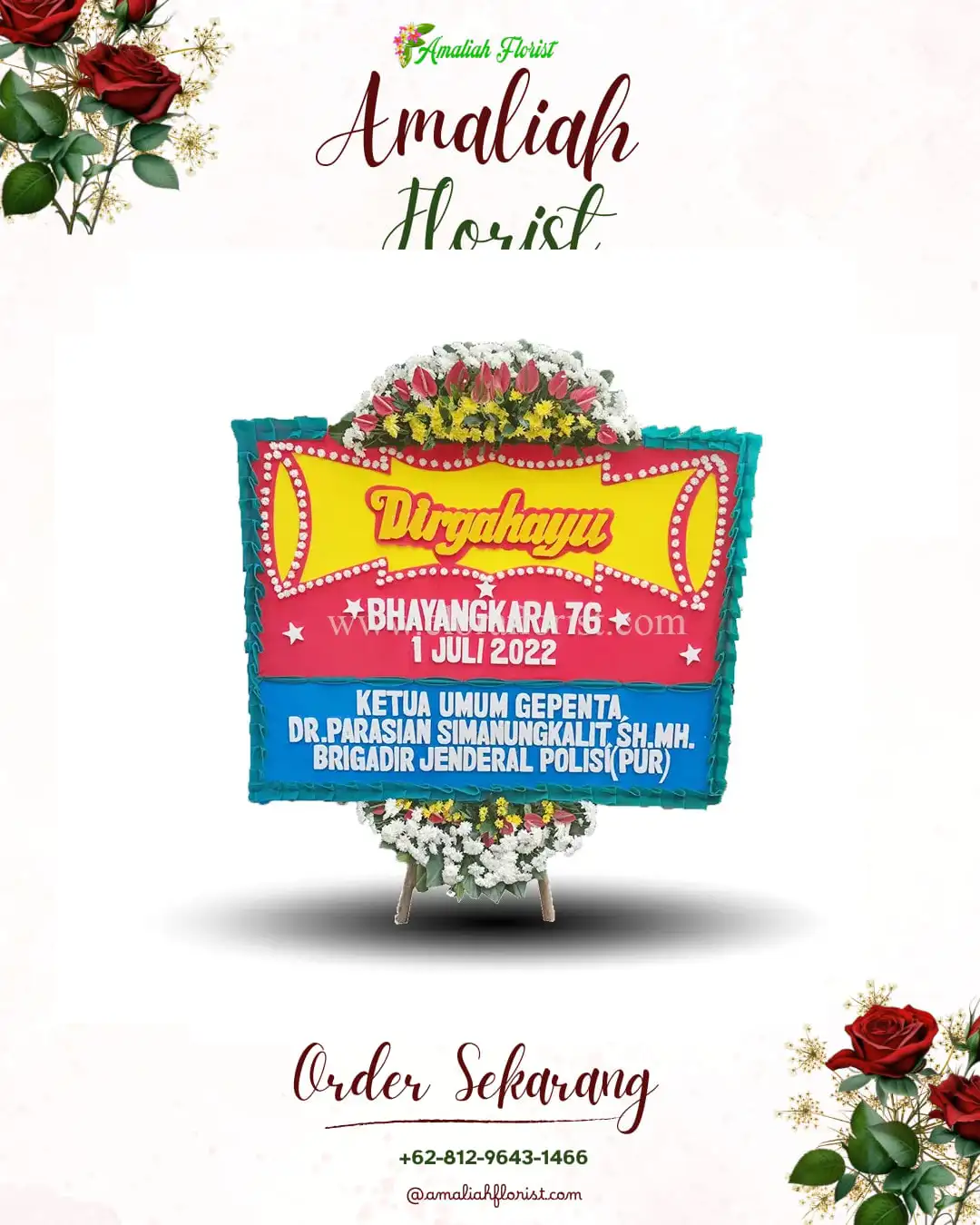 Papan Bunga HUT Ulang Tahun Ketitangwetan